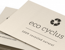 Custom Design - Recycled Business Card