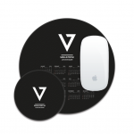 V7 - Mouse Mats Round with Free Coasters